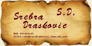 Srebra Drašković vizit kartica